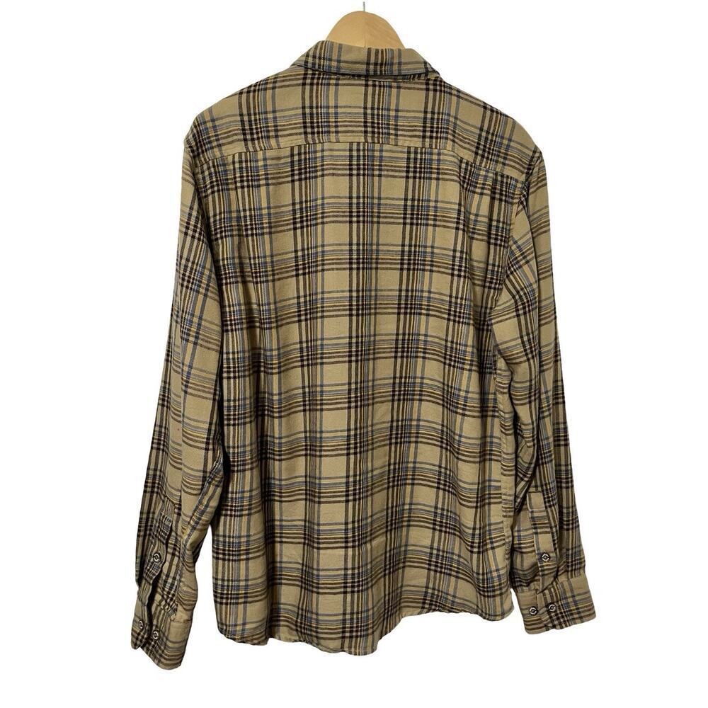 Marmot Mens Bayview Midweight Plaid Flannel Shirt Size L Country Ranch‎ Outdoors - Picture 2 of 7